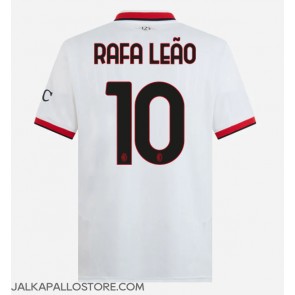 AC Milan Rafael Leao #10 Vieraspaita 2024-25 Lyhythihainen